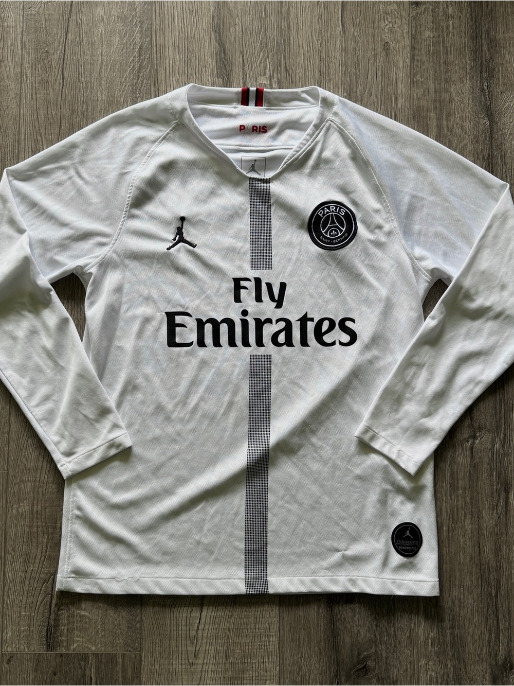 Jordan 2018/2019 #1 KOVACS Paris Saint-Germain White Long Sleeve Jersey